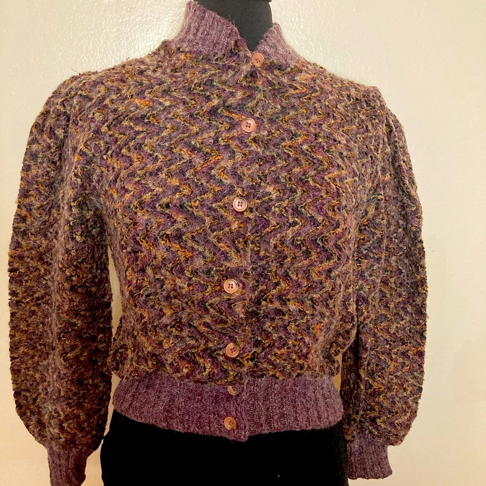 Jack Winter Winter Sweater. Multi-Colored Purple. Very Unique! Very Rare!